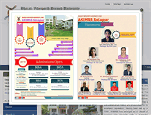Tablet Screenshot of akim.bharatividyapeeth.edu